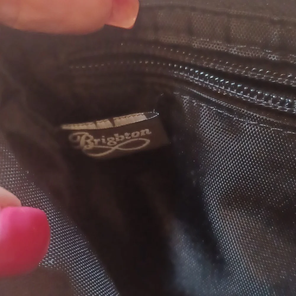 Brighton Black/Brown Crossbody Purse